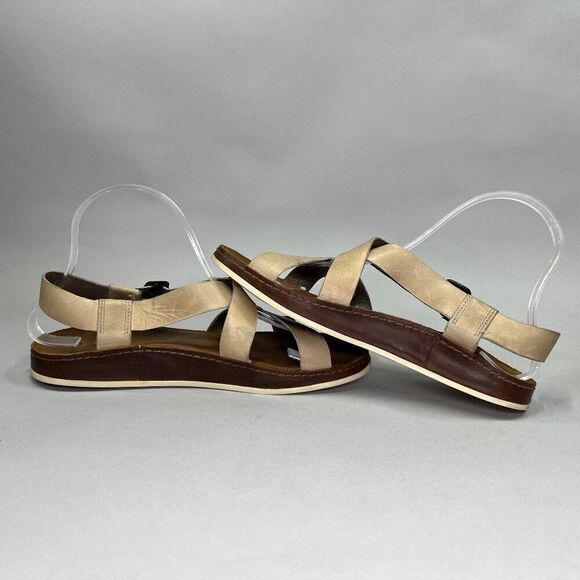 Chaco Women's Size 8 Tan Leather Sandals - Picture 7 of 11